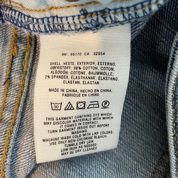 🏝️ Anthropologie Pilcro Jeans Size 29 Embroidered - Picture 9 of 9